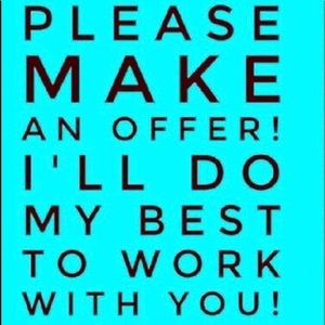 Please make a reasonable offer!